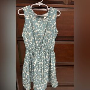 Girls Floral Sleeveless Dress